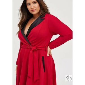 NWT Torrid plus size 30 Tuxedo Skater Dress